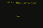 Sound module testing.